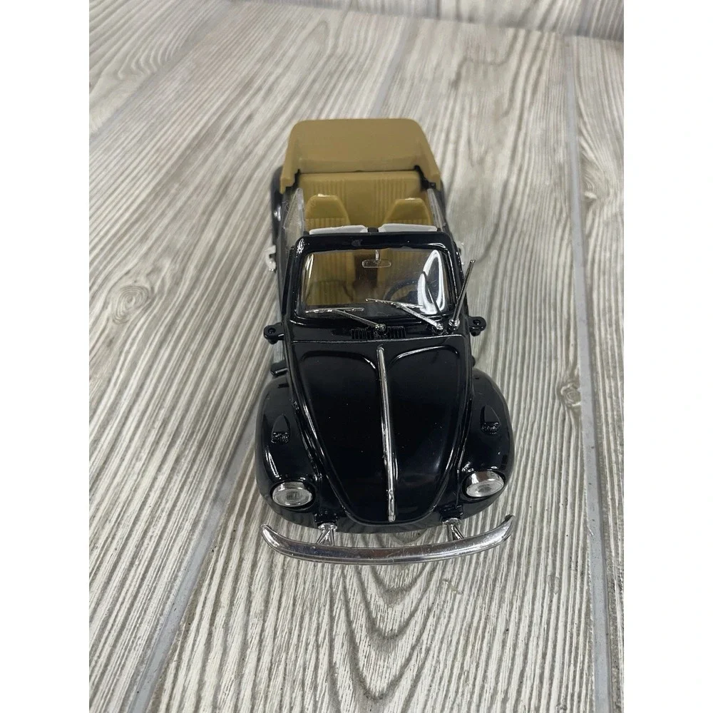 Polistil Volkswagen Cabriolet 1303 Diecast Model Car Black 1/25 Scale Vintage